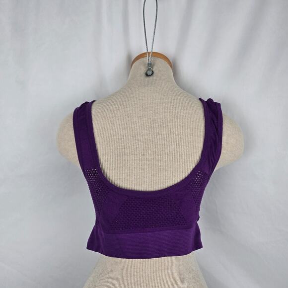 Unbranded Sports Bra Set of 3 Women's XS Purple White Blue NWOT - Picture 4 of 15